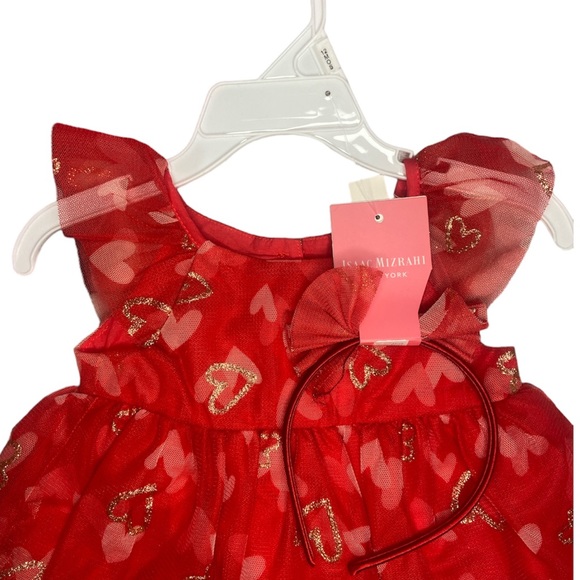 Isaac Mizrahi 12M girls valentines day dress - Picture 2 of 6